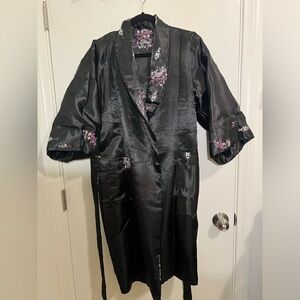 Reversible Silk Robe